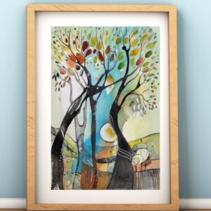 Bunter Baum