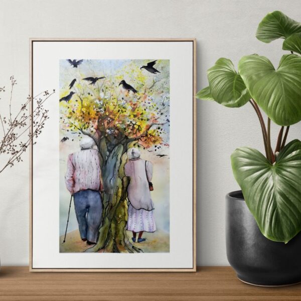 Baum und Paar