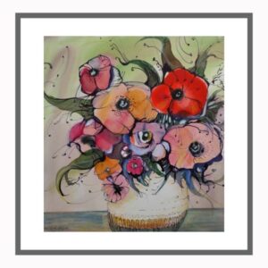 Mohnblüten in Vase