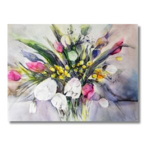 Fresien und Tulpen