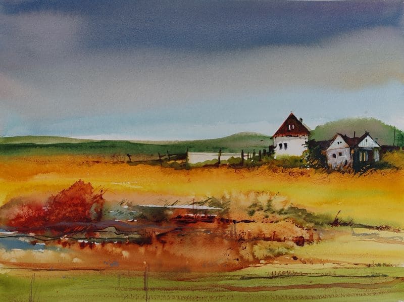 Aquarell Landschaft