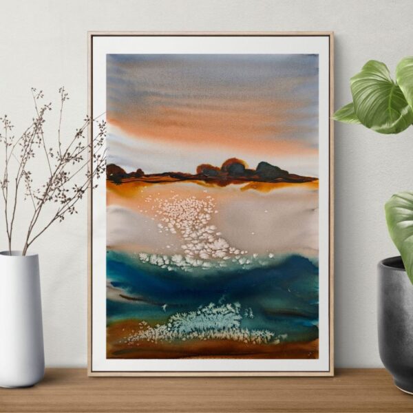 Aquarelllandschaft