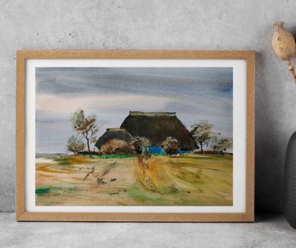 Aquarell Landschaft