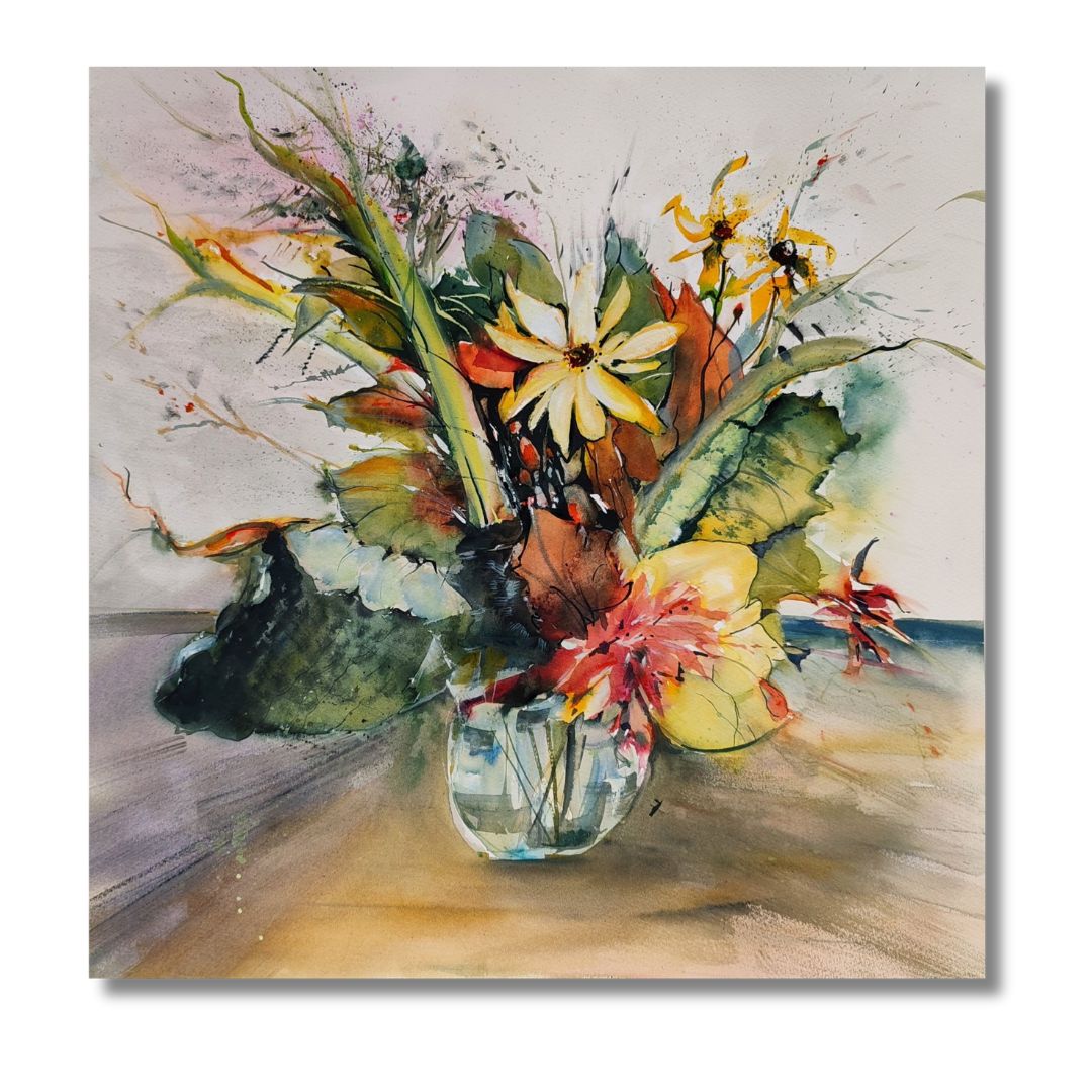 Herbstblumen Strauss – Bild 3